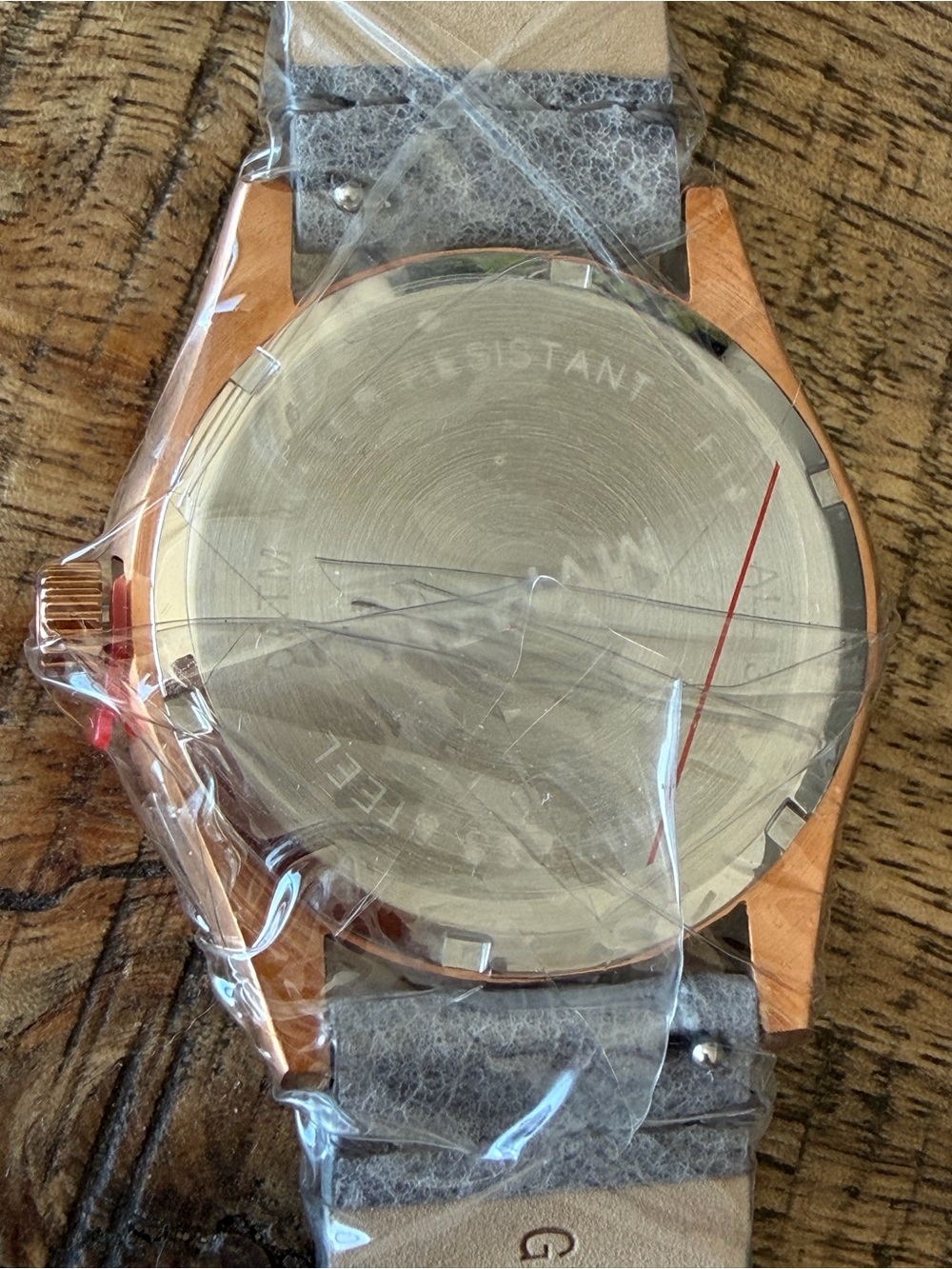 NEW MVMT Rose Gold Watch w/ Grey Leather Strap + Box & Papers - Picture 8 of 8